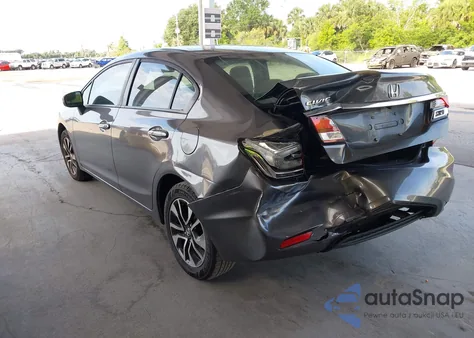 2015 Honda Civic Ex z USA, uszkodzony, nr VIN 19XFB2F83FE067060